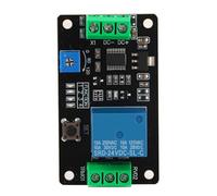 Funien Relè Ritardato Modulo TRM01, Autobloccante, Interruttore Orario ON/OFF Super 5 V/12 V/24 V per Situazioni di Controllo Richiedono Autobloccante Ritardo, con Tempo di Ritardo (DC24V)