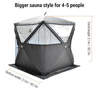 Funien Riparatore di Pesca Al Ghiaccio Portatile Facile Allestimento Invernale Tenda da Pesca Al Ghiaccio Tenda Impermeabile e Antivento (#2)