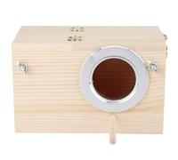 Funien Scatola Incubatrice per Animali Domestici, Casetta per Uccelli in Legno per Arredamento da Giardino, Nido per Piccoli Uccelli, Consistenza Morbida, Design Elegante, Accessori