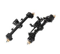 Funien Set di Assali Anteriori e Posteriori Completi per Auto RC Ad Alte Prestazioni in Lega di Alluminio per Axial 1/24 SCX24, Kit Aggiornamento una Migliore capacità Arrampicata, Hobbisti RC,