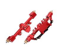 Funien Set di Assali Anteriori e Posteriori Completi per Auto RC Ad Alte Prestazioni in Lega di Alluminio per Axial 1/24 SCX24, Kit Aggiornamento una Migliore capacità Arrampicata, Hobbisti RC,