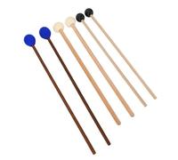 Funien Set di Bacchette per Strumenti Marimba, Campana, Bacchette per Timpani, Manico in Legno di Acero Xilofono, Glockenspiel, Bastoncini Dal Design Raffinato, Ideali