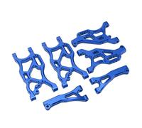 Funien Set di Bracci di Sospensione RC Premium con Lega Alluminio Ad Alta Resistenza per un Funzionamento Regolare Nelle Auto 1/7 LIMITLESS e TYPHON 6S 1/8 RC (Blu)