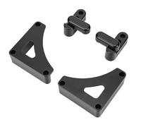 Funien Set di Fibbie per Tavolo da Tavolo per, di Bloccaggio Girevole a 180 Gradi, Staffa Supporto Triangolare, Materiale ABS, Tavole da Spesse 0,7 Pollici, Fibbia