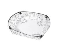 Funien Set di Piatti da Campeggio Pieghevoli Stoviglie Compatte e Portatili per Pranzo da Picnic All'Aperto con Chiusura a Scatto, PP per Alimenti, Confezione 4 (Piatto piano pieghevole 4 pezzi)