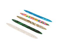 Funien Set di Plettri per Oud Stampati con Motivo Professionale da 5 Pezzi, Coordinazione della Forma per Vari Strumenti a Corda, Leggero e Facile da Usare, Protezione per