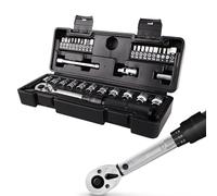 Funien Set di Strumenti Multiuso con Combinazione 35 in 1 per Appassionati di Auto e Meccanici - Kit Punte a Bussola per Chiave Dinamometrica da 2-20 Nm Vari Progetti e Riparazioni