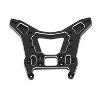 Funien Supporto per Ammortizzatore Posteriore RC Torre Ammortizzante Durevole per Auto RC ZD Racing, Lega di Alluminio Nera Resistente All'usura la Guida Fuoristrada