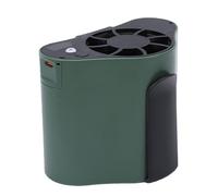 Funien Ventilatore Ricaricabile con Display LED e Potente Flusso D'aria da 9500 Giri/min per un Comfort Esterno Tutto il Giorno (Verde)