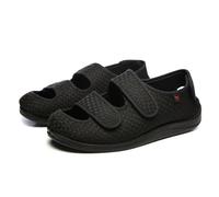 funifuni Pantofole per diabetici da uomo, comode e antiscivolo, extra larghe, per anziani, piedi gonfi e sensibili, per interni ed esterni