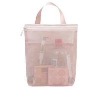 FuninCrea Borsa da spiaggia da donna, pieghevole e portatile, con tasca con cerniera, ad asciugatura rapida, piccola per palestra, dormitorio, viaggi, campeggio, Stile 3-rosa, s