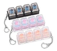 FunisFun Confezione da 3 giocattoli per tastiera per adulti - Clicky, cremoso e silenzioso Fidget Clicker, 4 in 1 tastiera clicker per alleviare lo stress ansia sul lavoro e in viaggio