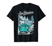 Funivia storica San Francisco Retro SF Maglietta