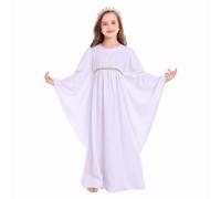 Funjoyz Costume da Angelo Bambini Bambina Vestito Piccolo per Natalizio Halloween Capodanno Carnevale Mascherata festa di Compleanno,Accessori di Abbigliamento 110-160 CM