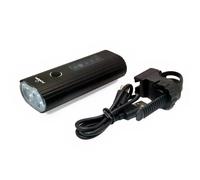 Funken Fanale Anteriore 2x Led Xpg Sensor 3000mah Li-poly Integrated Black