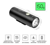 Funken Fanale Anteriore Constant 5000mah Li-ion Black