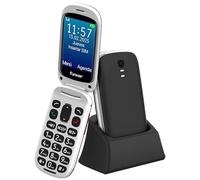 Funker E300 Max Audio 3 4G, telefono cellulare con coperchio facile da usare, tasti e schermo grandi, audio PRO compatibile con apparecchi acustici, volume extra forte con amplificatore,