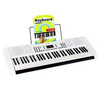 FunKey 61 Edition Set Bianco (300 suoni, 300 ritmi, display LCD, ingresso microfono e cuffie, incl. scuola di tastiera) bianco