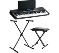 FunKey 61 Performer Nero Set incl. Supporto per Tastiera + Panca, Soft