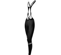 Funkier Thermesse S-981W-C12 Ladies Winter Single Strap Bib Tights in Black - X-