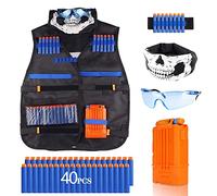 Funklu Kit di Giubbotti Tattici per Bambini, Giubbotti Tattico per Nerf N-Strike Elite Series Gun Games, Gilet Nerf Elite per Nerf N-Strike Serie Elite, Regali di Giocattoli per Bambini Esterno