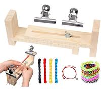 Funklu Paracord Jig Creatore di Braccialetti Strumento Braccialetto Maker,Fabbricante di braccialetti regolabile,Set Braccialetto Fai Da Te Paracord,Kit fai da te braccialetto maglia Jig