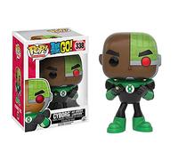 Funko- Teen Titans Go-Cyborg As Green Lantern Figurina, Multicolore, 10273
