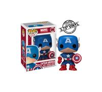 Funko 2224 - Marvel Comics, Pop Vinyl Figure 06 Capitan America, 10 cm