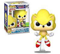 Funko 65259 Pop! Games: Sonic The Hedgehog - Super Sonic First Appearance (Summer Convention 2022 Glow in the Dark Esclusive) #877