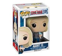 Funko 7232 - Pop! Bobble Marvel Captain America CW Agent 13 Action Figure