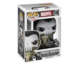 Funko 7509 - Marvel Comics, Pop Vinyl Figure 118 The Punisher (Nemesis), 9 cm