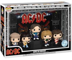 Funko AC/DC pack 5 figurines POP! Moments DLX Vinyl AC/DC in Concert 9 cm