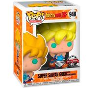 Dragon Ball Z Super Saiyan Goku with Kamehameha Pop Funko Special Glitter 948