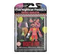 Funko Action Figure: Five Nights At Freddy's (FNAF) Pizza Sim - Rockstar Foxy - Glow in The Dark Translucent - Esclusiva Amazon - Giocattolo da Collezione