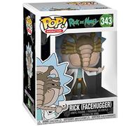 Funko And Morty-Rick Facehuggher Figurina, Multicolore, 28455, Esclusivo Amazon