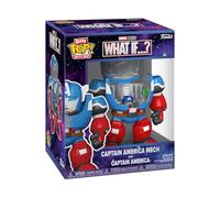 Funko Bitty Bots: Marvel What If? - Captain America Mech with Captain America - Figura in vinile da collezione - Idea regalo - Prodotto ufficiale - Giocattoli per bambini e adulti