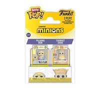 FUNKO Bitty POP 2-Pack Minions - Pajama Bob & Tourist Dave Funko Pop