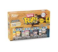 Funko Bitty POP! Demon Slayer- Zenitsu - 4 Pack - 0,9 pollici (2,2 cm) Da collezione - Scaffale espositivo impilabile incluso - Idea regalo - Per sacchetti da festa - Decorazione per torta