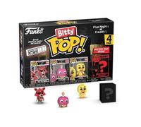 Funko Bitty POP! 4 Pack: Five Nights at Freddy's (FNAF) - Foxy & More | Gadget Ufficiale Videogiochi - Mini Personaggi da 2,5 cm con Espositore - Decorazione Torta e Regalino per Feste