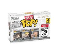 Funko Bitty POP! 4 Pack: Harry Potter - Harry Potter, Draco Malfoy, Dobby | Gadget Ufficiale Fantasy - Mini Personaggi da 2,5 cm con Espositore - Decorazione Torta e Regalino per Feste