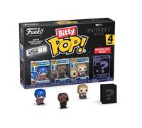 Funko Bitty POP! 4 Pack: Marvel - Captain America,Nick Fury,Thor & More | Gadget Ufficiale Superheroes - Mini Personaggi da 2,5 cm con Espositore - Decorazione Torta e Regalino per Feste