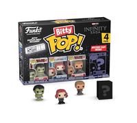 Funko Bitty POP! 4 Pack: Marvel - Hulk, Black Widow, Hawkeye + Mystery | Gadget Ufficiale Superheroes - Mini Personaggi da 2,5 cm con Espositore - Decorazione Torta e Regalino per Feste