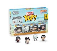 Funko Bitty POP! 4 Pack: Naruto Shippuden Battles & More (Chase Chance) | Gadget Ufficiale - Mini Personaggi da Collezione da 2,5 cm con Espositore - Decorazione Torta e Regalino per Feste