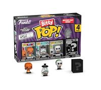 Funko Bitty POP! 4 Pack: Nightmare Before Christmas - Pumpkin King, Mayor | Gadget Ufficiale Cartoon/Animation - Mini Personaggi da 2,5 cm con Espositore - Decorazione Torta e Regalino per Feste