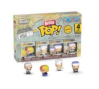 Funko Bitty POP! 4 Pack: One Piece - Sanji,Zeff,Krieg & More (Chase Chance) | Gadget Ufficiale Anime - Mini Personaggi da 2,5 cm con Espositore - Decorazione Torta e Regalino per Feste