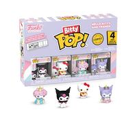 Funko Bitty Pop! Sanrio - Kuromi - 4PKE una Mini Figura Misteriosa a Sorpresa - 0.9 Inch (2.2 Cm) - Hello Kitty da Collezione - Ripiano Espositivo Impilabile Incluso - Idea Regalo - Anime Fans