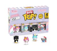 Funko Bitty Pop! Sanrio - My Melody - 4PKE una Mini Figura Misteriosa a Sorpresa - 0.9 Inch (2.2 Cm) - Hello Kitty da Collezione - Ripiano Espositivo Impilabile Incluso - Idea Regalo