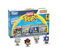 Funko Bitty POP! 4 Pack: Sonic The Hedgehog - Shadow with Emerald, Rouge, Neo Metal Sonic, Silver the Hedgehog - 0,9 pollici (2,2 cm) Da collezione - Scaffale espositivo impilabile incluso