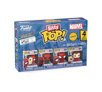 Funko Bitty POP! 4 Pack: Spider-Man - Parker Split, Superior | Gadget Ufficiale Superheroes - Mini Personaggi da 2,5 cm con Espositore - Decorazione Torta e Regalino per Feste