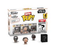 Funko Bitty POP! 4 Pack: Star Wars - Mandalorian, Kuiil, Offworld Jawa | Gadget Ufficiale Fantascienza - Mini Personaggi da 2,5 cm con Espositore - Decorazione Torta e Regalino per Feste